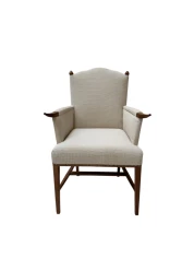 Art Deco Amsterdamse School Armchair by Willem Penaat for Metz & Co. Amsterdam