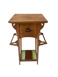 Arts & Crafts Art Nouveau Extra Large Pedestal or Plant Stand, 1900s