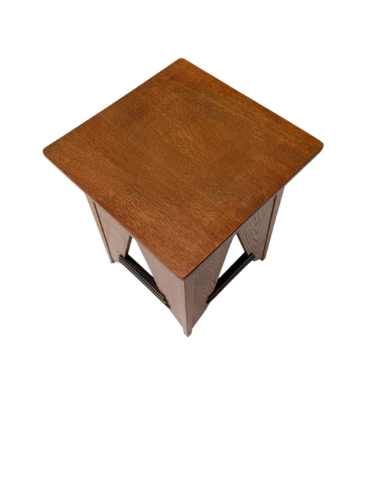 Art Deco Side Table by P.E.L. Izeren, Solid Oak & Macassar, 1920s