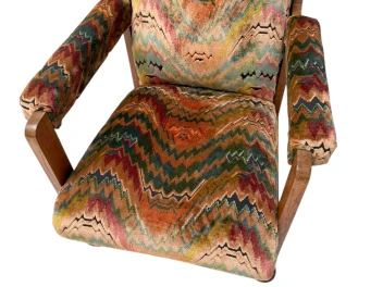 Art Deco Amsterdamse School Lounge Chair by Max Coini, 1920s