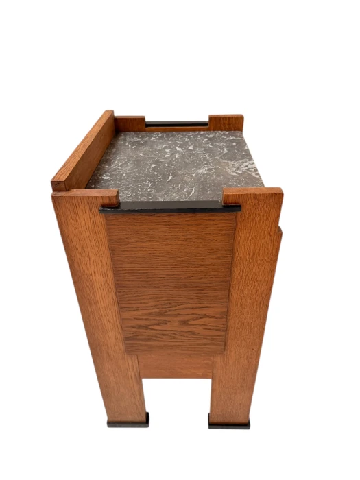 Art Deco Modernist Nightstand or Bedside Cabinet, 1920s