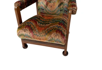 Art Deco Amsterdamse School Lounge Chair by Max Coini, 1920s