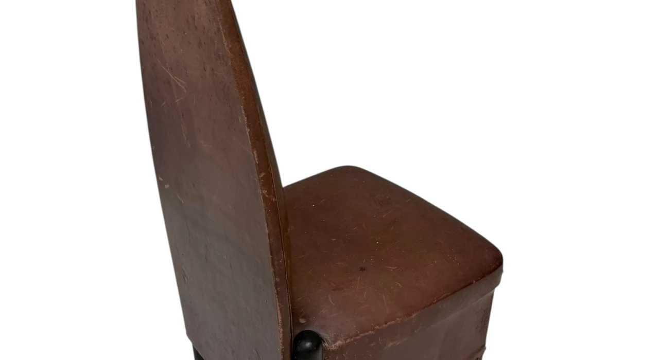 Art Deco Amsterdamse School High-Back Side Chair by Michel de Klerk, 1916/1925