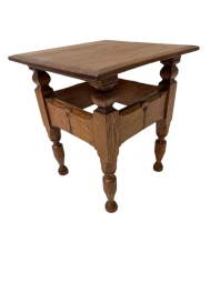 Aesthetic Movement Side Table by C. Fischer Amsterdam, 1900s.