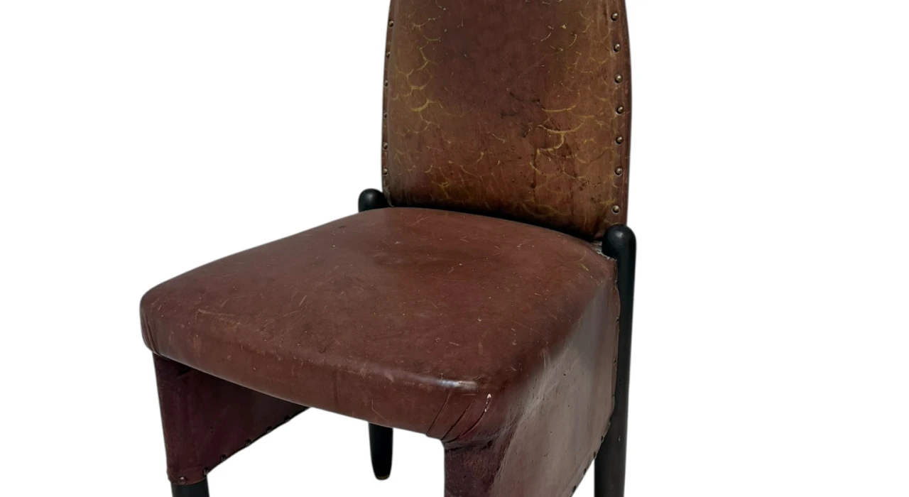 Art Deco Amsterdamse School High-Back Side Chair by Michel de Klerk, 1916/1925