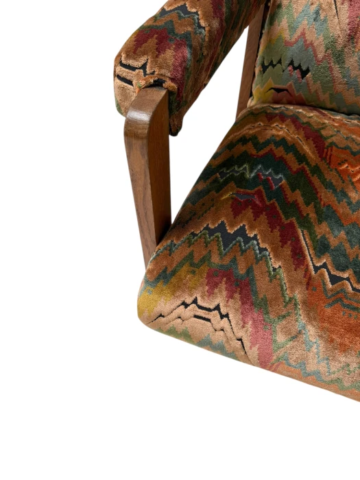 Art Deco Amsterdamse School Lounge Chair by Max Coini, 1920s