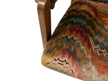 Art Deco Amsterdamse School Lounge Chair by Max Coini, 1920s