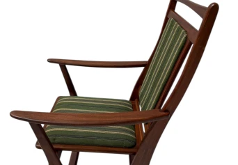 Danish Mid-Century Modern Rocking Chair in Teak, 1960s