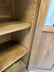 Arts & Crafts Art Nouveau Bookcase with Beveled Glass, 1900s