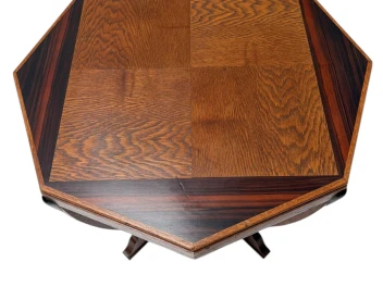 Art Deco Amsterdamse School Coffee Table in Oak, 1920s