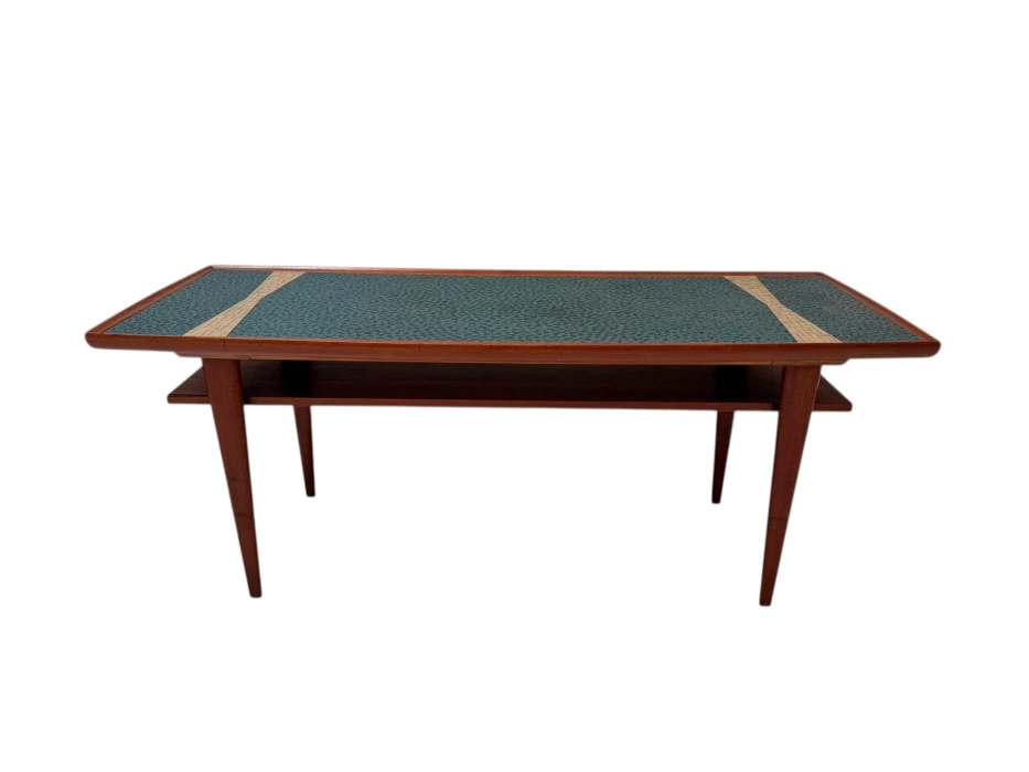 Mid-Century Modern Coffee Table with Mosaic Top by Berthold Muller, 1950s