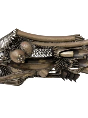 Brutalist Patinated Metal Abstract Sculpture by Frans de Boer Lichtveld, 1964