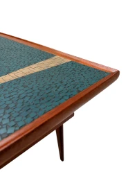 Mid-Century Modern Coffee Table with Mosaic Top by Berthold Muller, 1950s