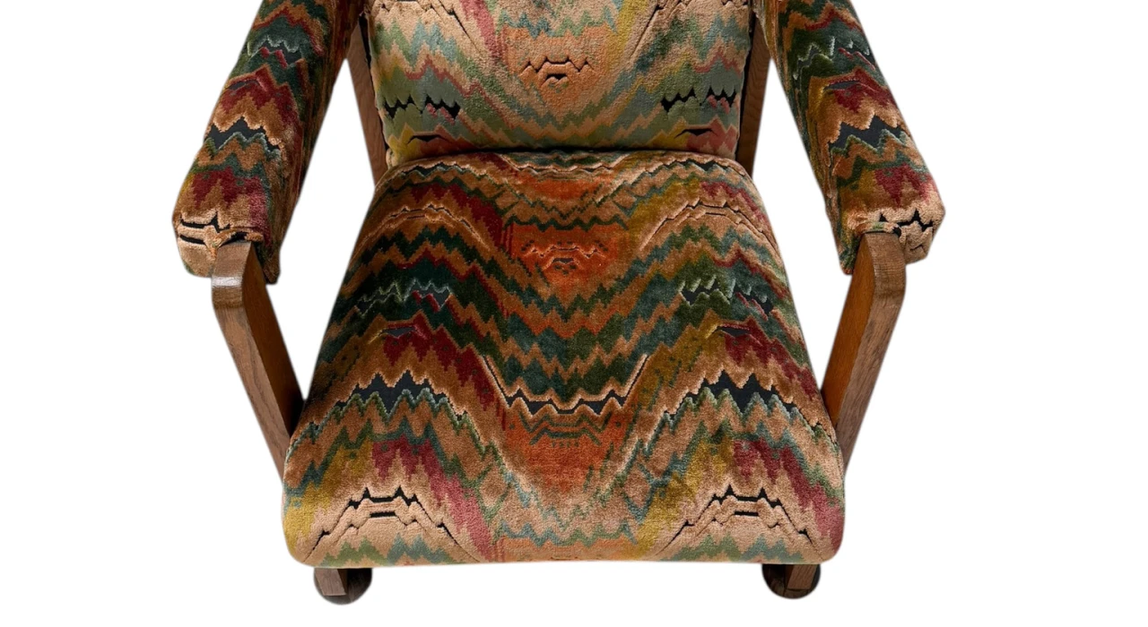 Art Deco Amsterdamse School Lounge Chair by Max Coini, 1920s