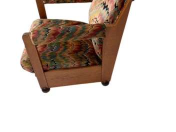 Art Deco Amsterdamse School Lounge Chair by Max Coini, 1920s