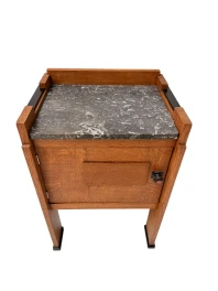 Art Deco Modernist Nightstand or Bedside Cabinet, 1920s