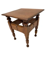 Aesthetic Movement Side Table by C. Fischer Amsterdam, 1900s.