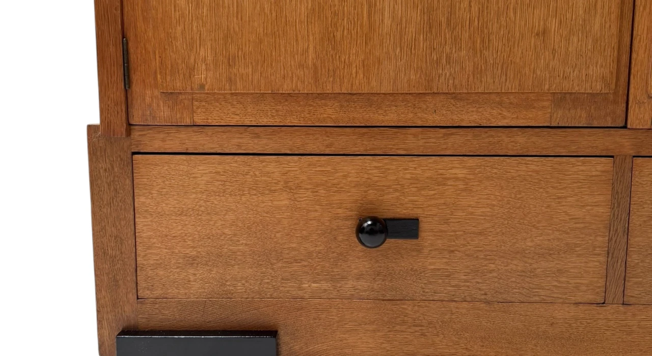 Art Deco Modernist Armoire or Wardrobe by Jan Brunott, 1920s