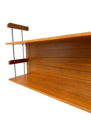 Mid-Century Modern Wall Mounted Shelf by Walter Wirtz for Wilhelm Renz, 1960s