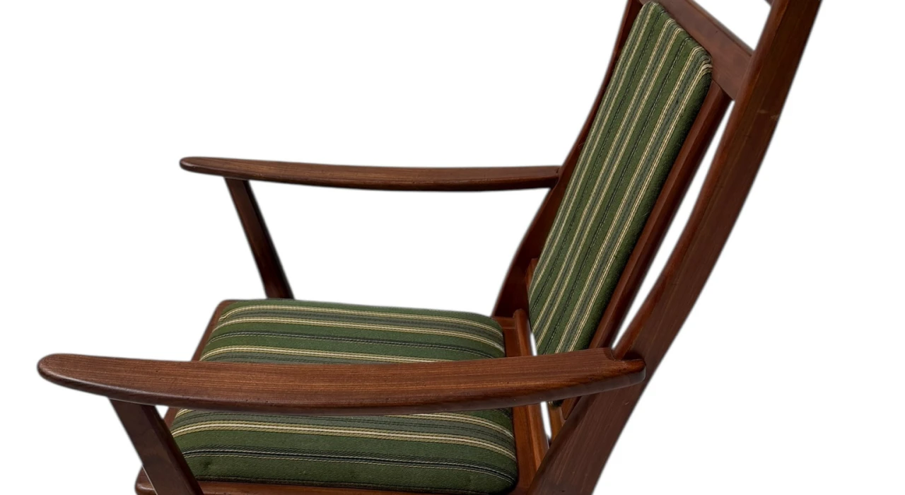 Danish Mid-Century Modern Rocking Chair in Teak, 1960s