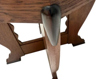 Art Deco Amsterdamse School Coffee Table in Oak, 1920s