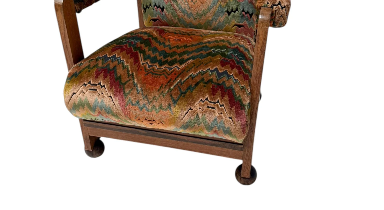 Art Deco Amsterdamse School Lounge Chair by Max Coini, 1920s