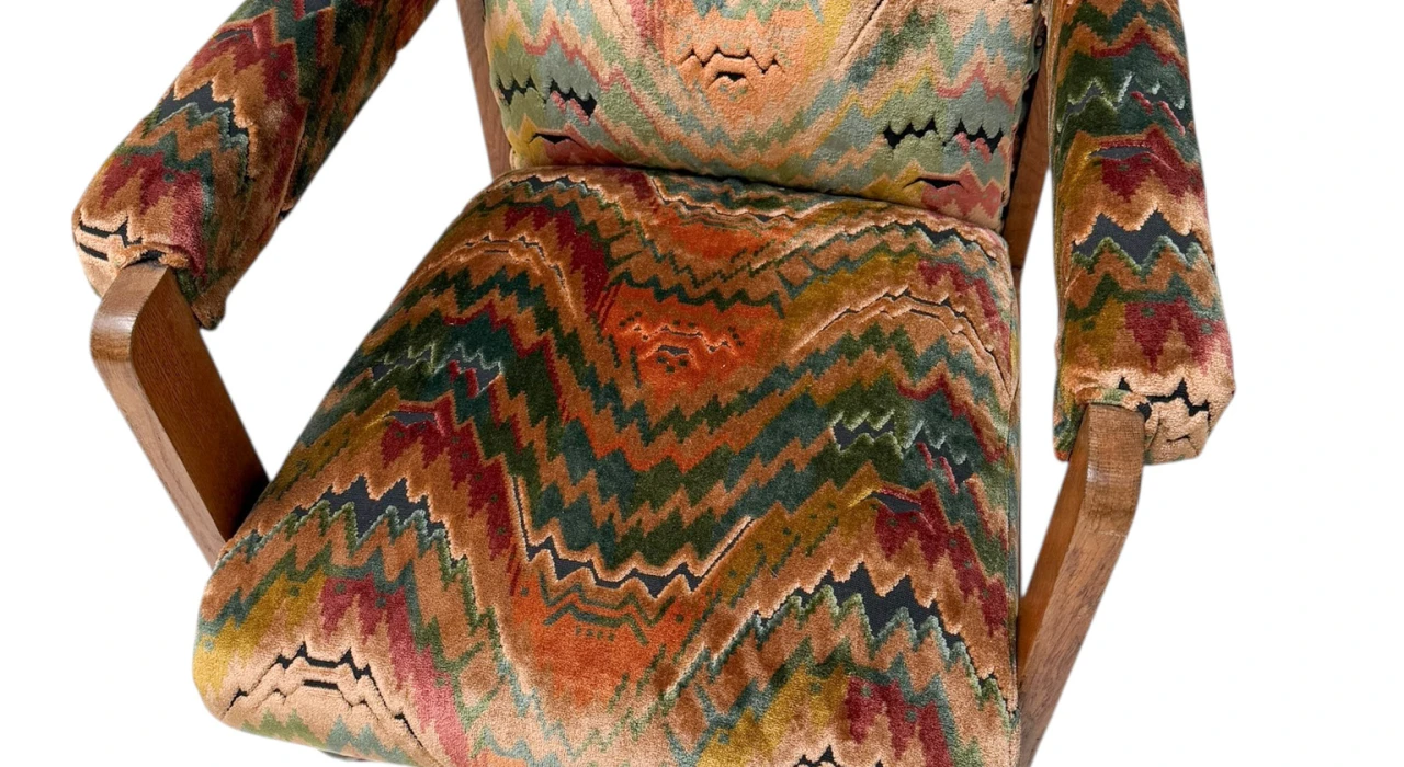 Art Deco Amsterdamse School Lounge Chair by Max Coini, 1920s