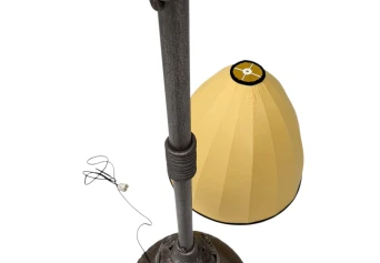 Art Deco Amsterdamse School Floor Lamp by Amsterdamsche Kunstsmederij, 1920s