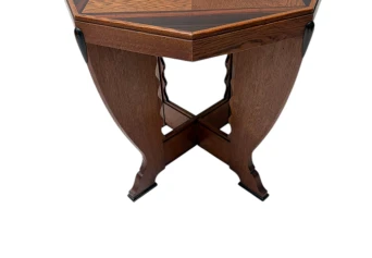 Art Deco Amsterdamse School Coffee Table in Oak, 1920s