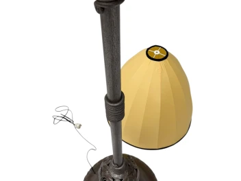 Art Deco Amsterdamse School Floor Lamp by Amsterdamsche Kunstsmederij, 1920s