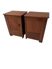 Art Deco Modernist Nightstands by J.A. Muntendam for L.O.V. Oosterbeek, 1920s 2