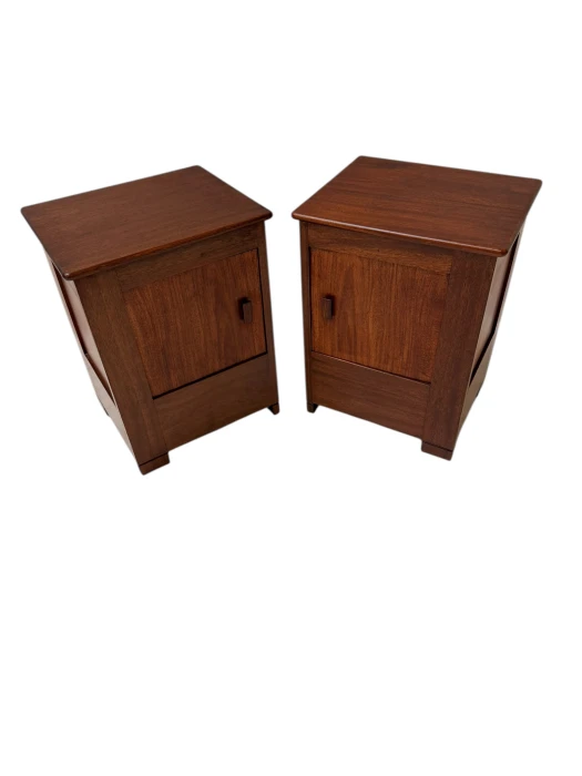 Art Deco Modernist Nightstands by J.A. Muntendam for L.O.V. Oosterbeek, 1920s 2
