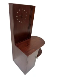 Art Deco Cabinet or Dry Bar with Clock, 1930s