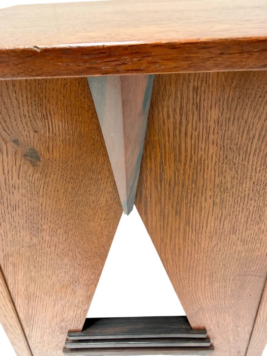Art Deco Side Table by P.E.L. Izeren, Solid Oak & Macassar, 1920s