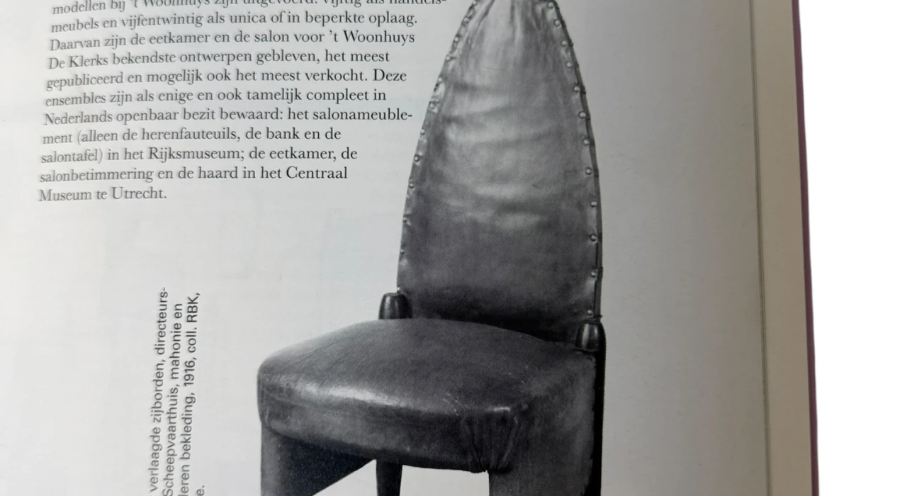 Art Deco Amsterdamse School High-Back Side Chair by Michel de Klerk, 1916/1925