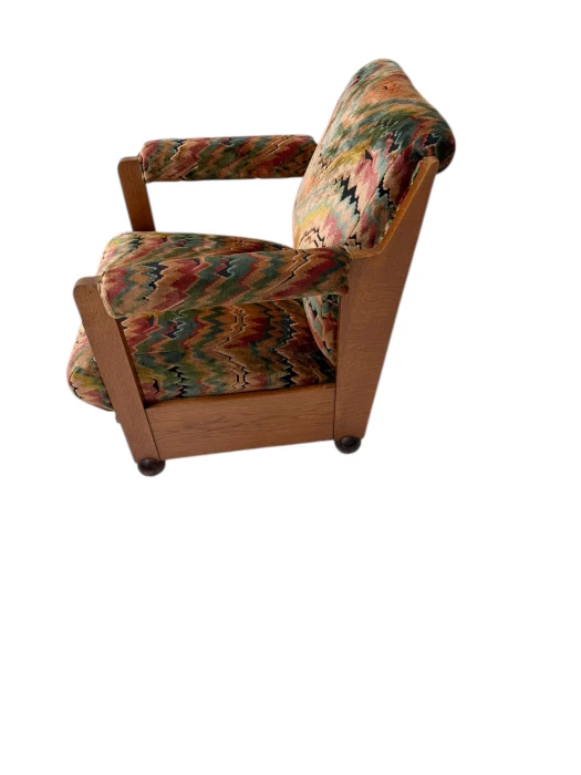 Art Deco Amsterdamse School Lounge Chair by Max Coini, 1920s