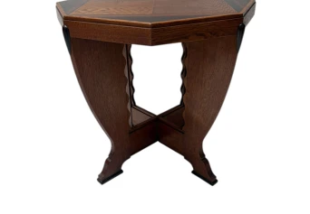 Art Deco Amsterdamse School Coffee Table in Oak, 1920s