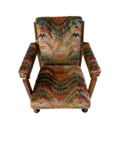 Art Deco Amsterdamse School Lounge Chair by Max Coini, 1920s