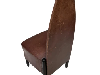 Art Deco Amsterdamse School High-Back Side Chair by Michel de Klerk, 1916/1925