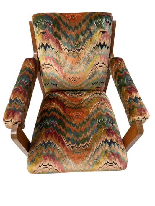 Art Deco Amsterdamse School Lounge Chair by Max Coini, 1920s