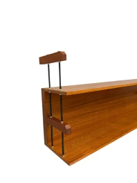 Mid-Century Modern Wall Mounted Shelf by Walter Wirtz for Wilhelm Renz, 1960s