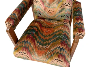 Art Deco Amsterdamse School Lounge Chair by Max Coini, 1920s