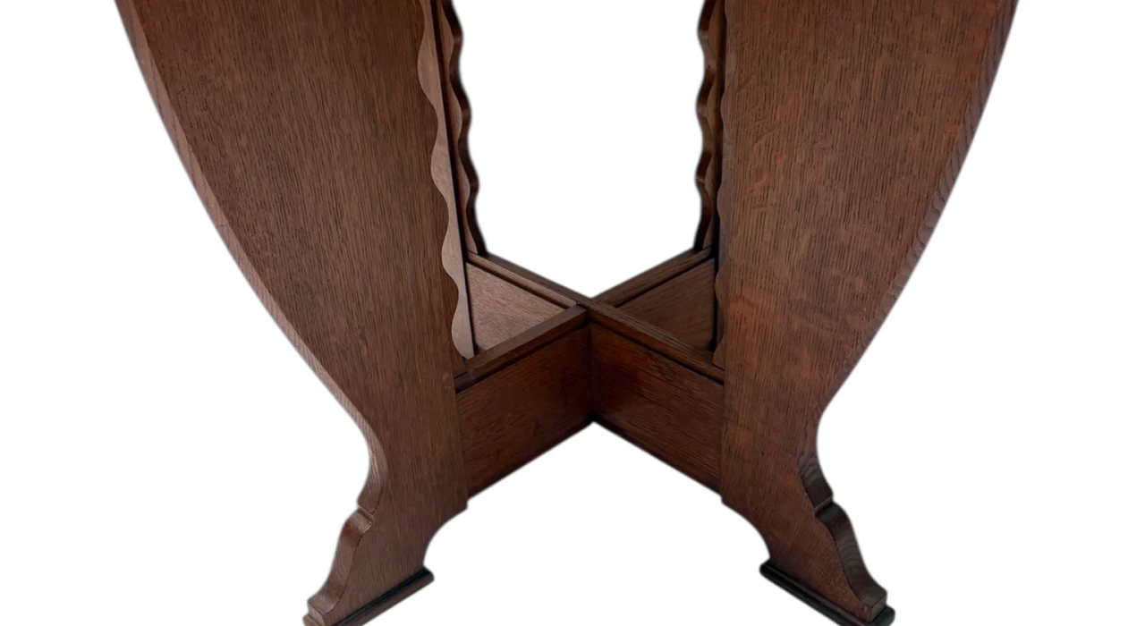 Art Deco Amsterdamse School Coffee Table in Oak, 1920s