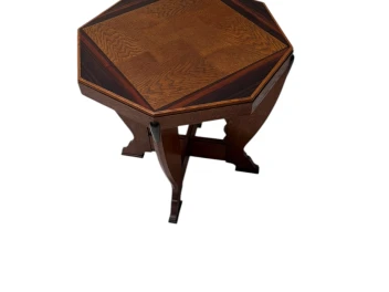 Art Deco Amsterdamse School Coffee Table in Oak, 1920s