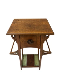 Arts & Crafts Art Nouveau Extra Large Pedestal or Plant Stand, 1900s