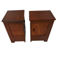Art Deco Modernist Nightstands by J.A. Muntendam for L.O.V. Oosterbeek, 1920s 2