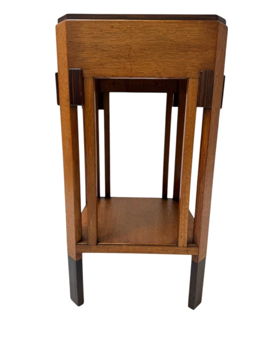 Art Deco Modernist Pedestal by Anton Lucas for N.V. Meubelkunst Leiden, 1920s