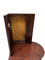 Art Deco Cabinet or Dry Bar with Clock, 1930s