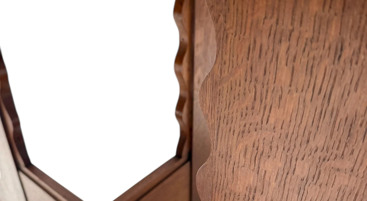 Art Deco Amsterdamse School Coffee Table in Oak, 1920s