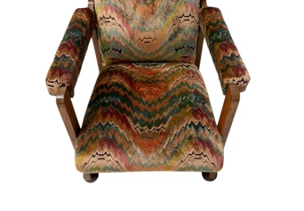 Art Deco Amsterdamse School Lounge Chair by Max Coini, 1920s